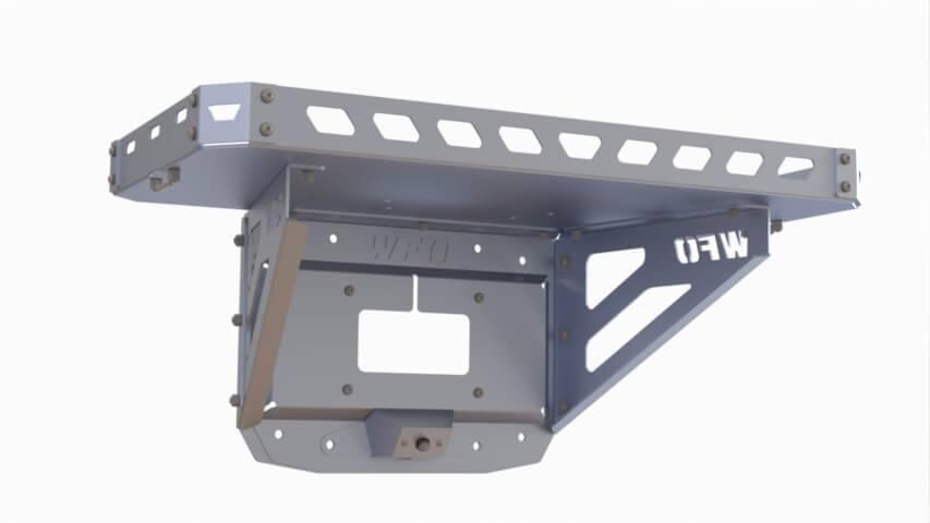【アウトレット】 ケース シェーブル ブルガロ Jeep JL Tailgate Ice Chest Rack With License Plate Mount