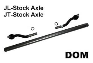 WFO Concepts - WFO Heavy Duty 2” DOM Tie Rod for Jeep JL/JT with Stock Front Axles
