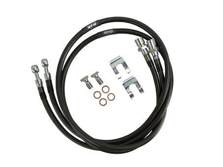 WFO Concepts - WFO GM HD SAS Brake Line Kit, 2007-2010, 3" Lift