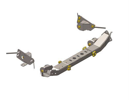 WFO Concepts - WFO Jeep JL/JT Crossmember Kit and Front Upper Link Mounts