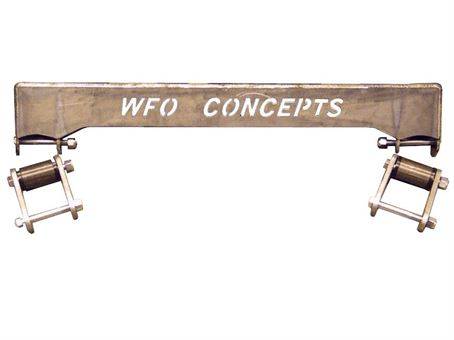 WFO Concepts - Jeep YJ  Wrangler Shackle Reversal Kit With 4" Shackles