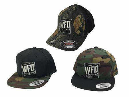 WFO Concepts - WFO Camo Hat - Camo on bill, Black on top