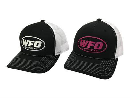 WFO Concepts - WFO OG Trucker Hat Pink embroidery