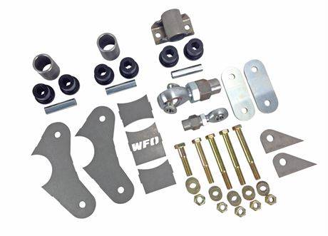 WFO Concepts - WFO Torque Arm Kit, 3.125" Axle Tube, Torque Arm Kit with NO DOM