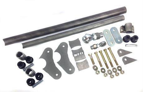 WFO Concepts - WFO Torque Arm Kit, GM 14 Bolt Rear Axle (Welds Half on Housing), Complete Kit With 4' Lower Tube