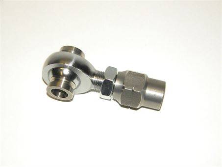 WFO Concepts - 3/4" x 3/4" LH Rod End Kit w/ Tube Insert (1" ID), Jam Nut & High Misalignment Spacers (5/8")