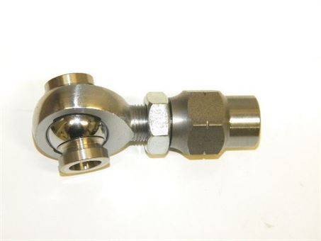 WFO Concepts - 7/8" x 7/8" LH Rod End Kit w/ Tube Insert (1" ID), Jam Nut & High Misalignment Spacers (3/4")