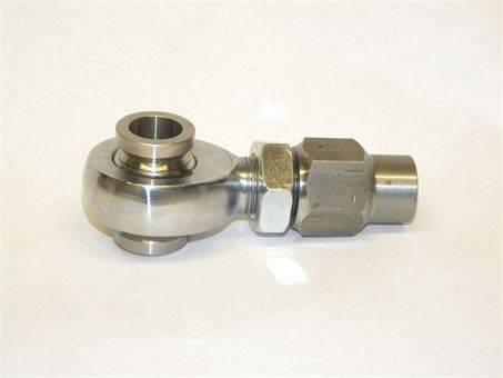 WFO Concepts - 7/8" x 7/8" RH Rod End Kit w/ Tube Insert (1" ID), Jam Nut & High Misalignment Spacer (3/4")