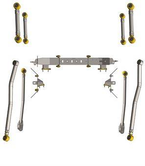 WFO Concepts - 2020-2022 Jeep JT Gladiator Long Arm Front, Mid Arm Rear Suspension Upgrade kit