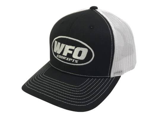 WFO Concepts - WFO Trucker Hat With White Logo Embroidery