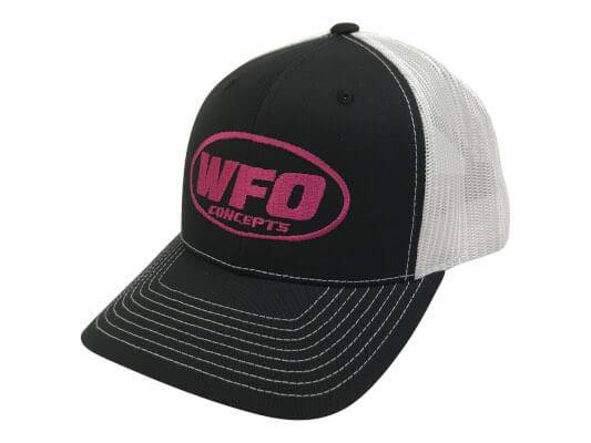 WFO Concepts - WFO OG Trucker Hat Pink embroidery