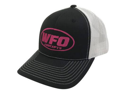 WFO Concepts - WFO Trucker Hat With Pink Logo Embroidery