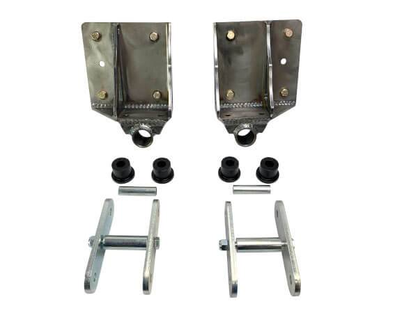 WFO Concepts - 2000-2010 GMC/Chevy 3/4 & 1 Ton Shackle Flip, 6" Shackles