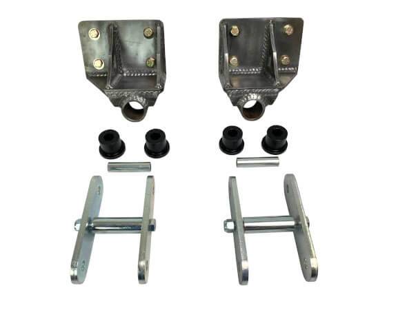 WFO Concepts - 3/4 & 1 Ton, Chevy Shackle Flip, 1992-98, with 6" Shackles