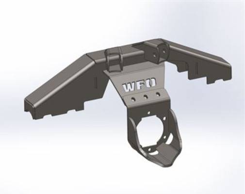 WFO Concepts - Truss with Pinion Guard and Upper Link Mounts for 3/4" or 7/8" Heim Joint with 5/8" Bolt, 10 Degree