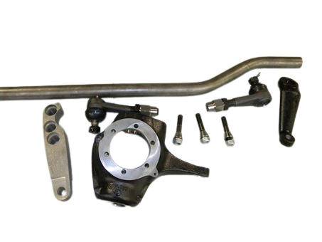 WFO Concepts - 10 Bolt/ D44 Cross-Over Steering Kit, Fullsize, Bent Draglink Without Ball Joints