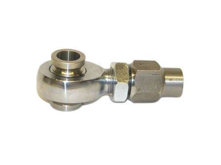 WFO Concepts - 7/8" x 7/8" RH Rod End Kit w/ Tube Insert (1.25" ID), Jam Nut & High Misalignment Spacer (3/4")