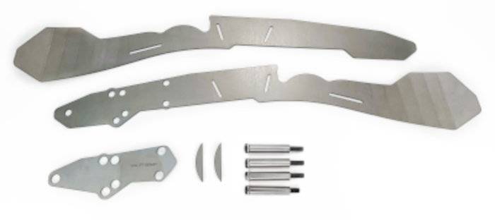WFO Concepts - Toyota Tacoma 2005-2015 Frame Plates for Use With PSC Steering Box