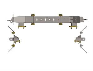 WFO Concepts - WFO Jeep JL/JT Crossmember Kit and Front Upper Link Mounts - Image 2