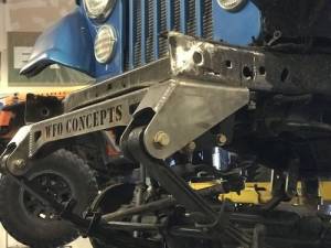 WFO Concepts - Front Leaf Spring Hanger, Jeep CJ 76-86, 27.5" Wide - Image 4