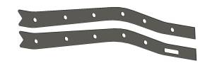 WFO Concepts - Toyota FJ-40 Front Universal Frame Plates - Image 2