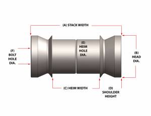 WFO Concepts - 1" to 5/8" Stainless Steel High Mis-Alignment Spacer - Image 3