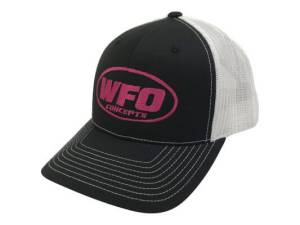 WFO Concepts - WFO Trucker Hat With Pink Logo Embroidery - Image 1