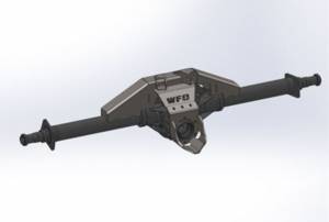 WFO Concepts - Truss with Pinion Guard and Upper Link Mounts for 3/4" or 7/8" Heim Joint with 5/8" Bolt, 10 Degree - Image 2