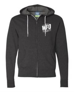 WFO Concepts - Ladies Zip Up Charcoal Heather Sweatshirt, Small - Image 1