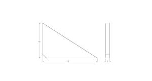 WFO Concepts - Five 1/4" Triangle Gussets - Image 2