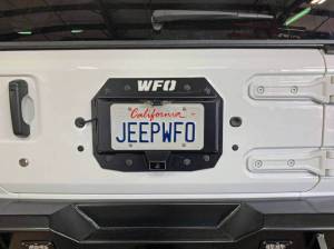 WFO Concepts - JL License Plate Mount/Spare Tire Delete with Lights - Image 2