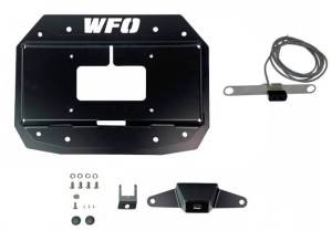 WFO Concepts - Jeep JL License Plate Mount/Spare Tire Delete with Lights - Image 1