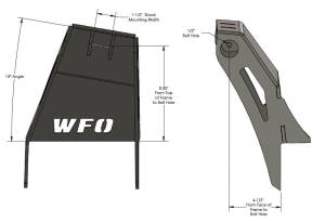 WFO Concepts - Tacoma/4Runner 8" Front Coilover Shock Towers - Image 5