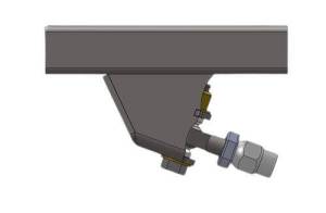 WFO Concepts - Inside Frame Link Mount, 3/4" or 7/8" Heim, 5/8" Bolt, 20 Degrees, Single Link Mount - Image 3