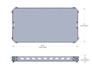 WFO Concepts - WFO 30.75" x 16" Universal Aluminum Cargo Basket - Image 4