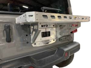 WFO Concepts - 2018+ Jeep JL Tailgate Ice Chest Rack With License Plate Mount - Image 2