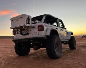 WFO Concepts - 2018+ Jeep JL Tailgate Ice Chest Rack With License Plate Mount And Light Kit - Image 8