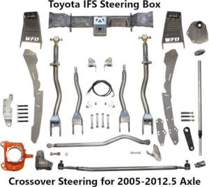 WFO Concepts - WFO 2005-2015 Toyota Tacoma SAS Kit Using 2005-2012.5 Ford Super Duty Axle With Toyota IFS Steering Box and Crossover Steering Setup - Image 1