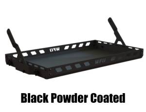 WFO Concepts - 2018+ Jeep JL 4 Door - Aluminum Roll Cage Cargo Basket - Black - Image 1