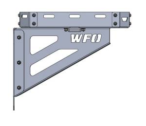 WFO Concepts - 2018+ Jeep JL Tailgate Ice Chest Rack - Black - Image 4