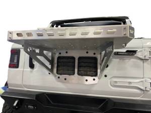 WFO Concepts - 2018+ Jeep JL Tailgate Ice Chest Rack - Black - Image 2