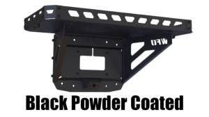 WFO Concepts - 2018+ Jeep JL Tailgate Ice Chest Rack With License Plate Mount And Light Kit - Black - Image 1