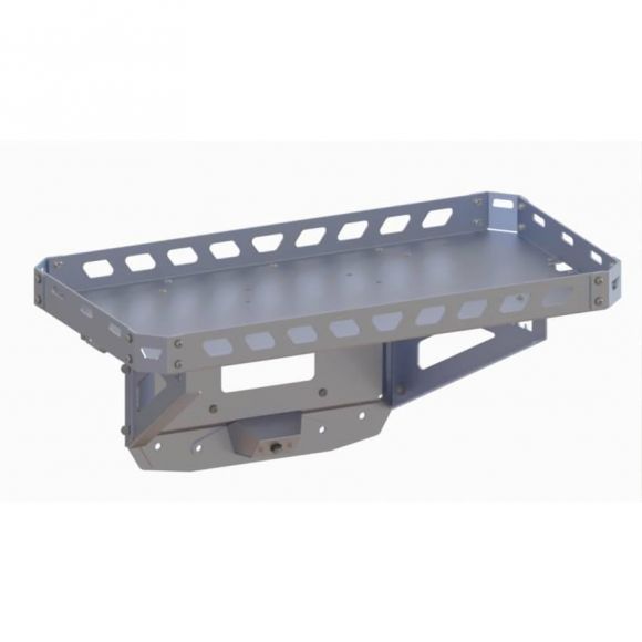 2018+ Jeep JL Tailgate Ice Chest Rack With License Plate Mount
