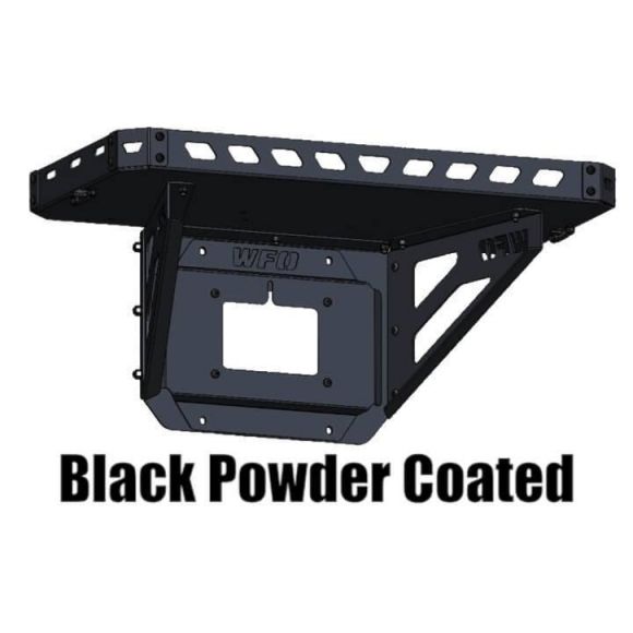 Jeep JK Tailgate Ice Chest Rack With License Plate Mount And Light