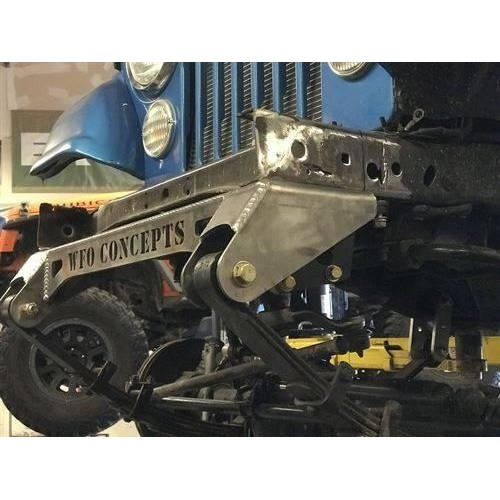 Front Leaf Spring Hanger, Jeep CJ 76-86, 27.5